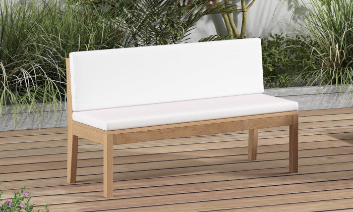 Cuscino da panca da esterno con schienale