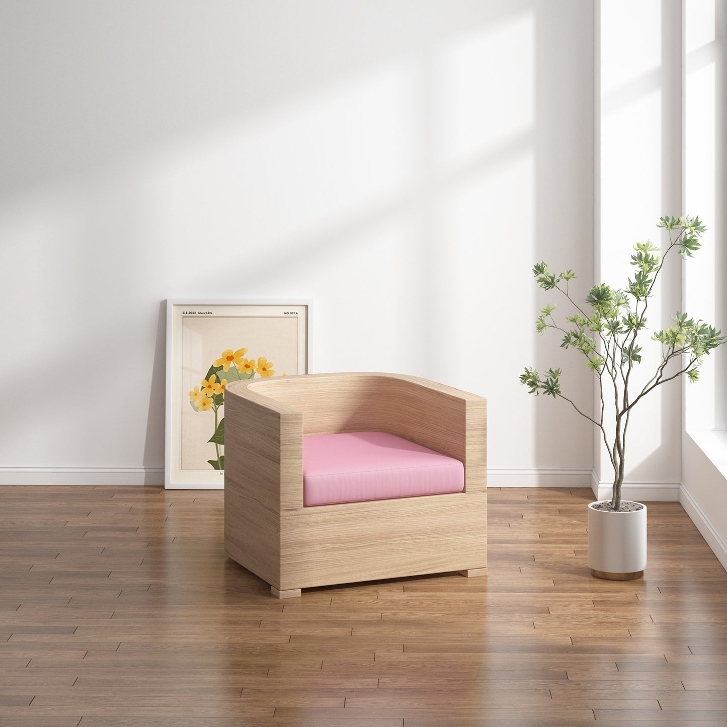 Cuscino da seduta lounge semicircolare - Per interni