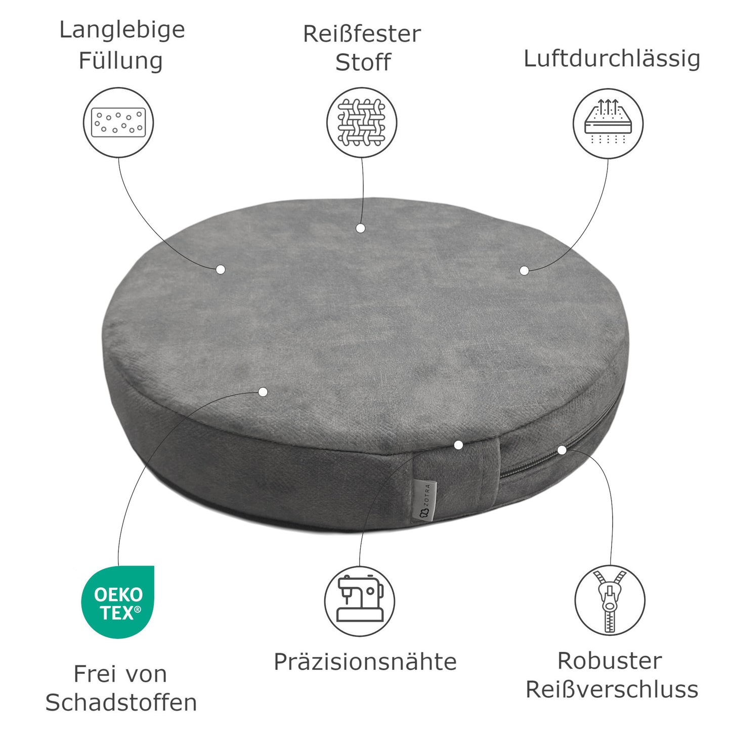 Runde Sitzkissen eigenschaften