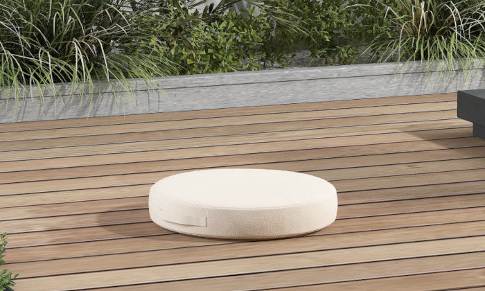 Cuscini da pavimento rotondi su misura per esterni