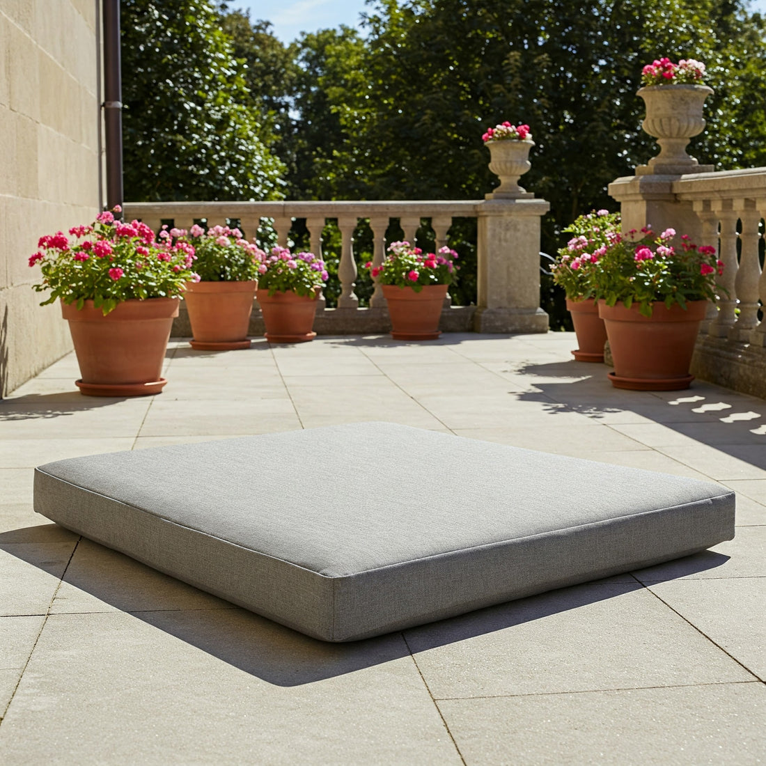 Cuscino da pavimento da esterno su misura