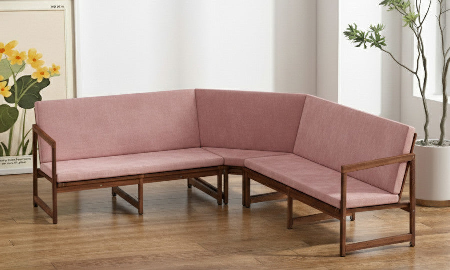 3-teilig - Eckbank Polster mit Rückenlehne - Indoor
