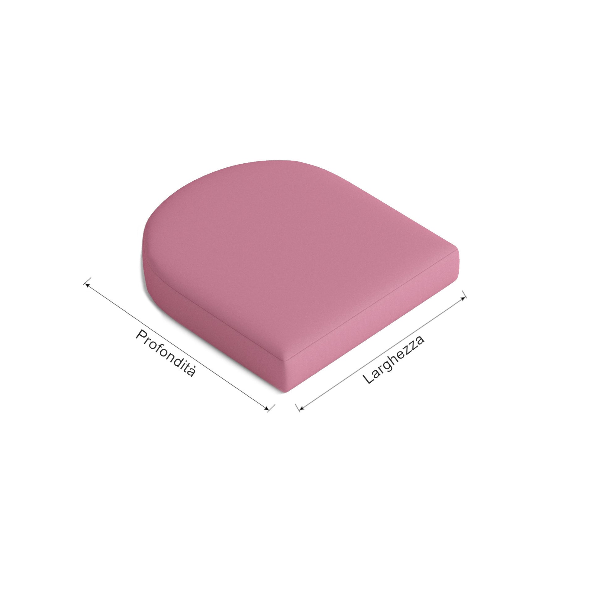 Cuscino per seduta lounge semicircolare