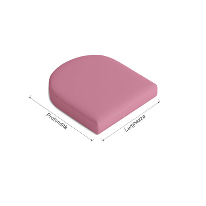 Cuscino per seduta lounge semicircolare