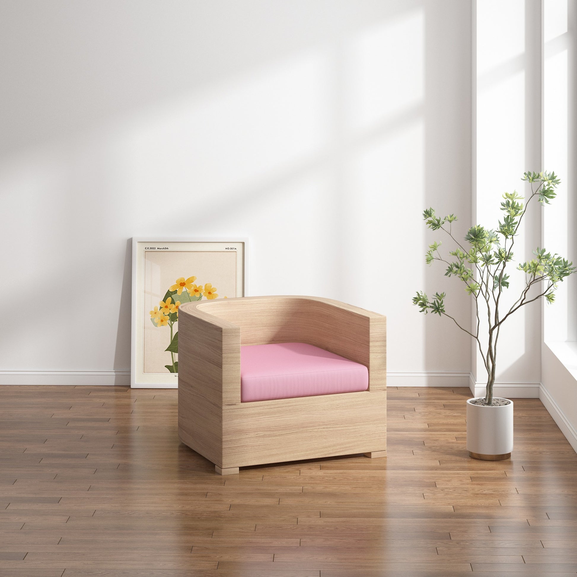 Cuscino da seduta lounge semicircolare - Per interni